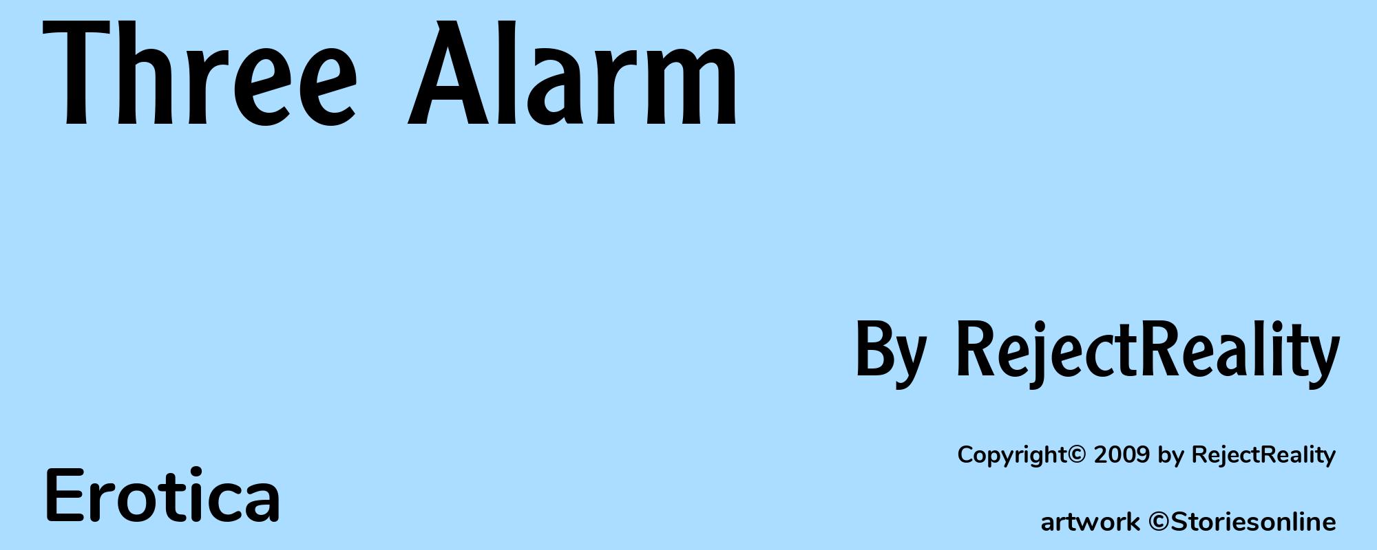 Three Alarm - Cover