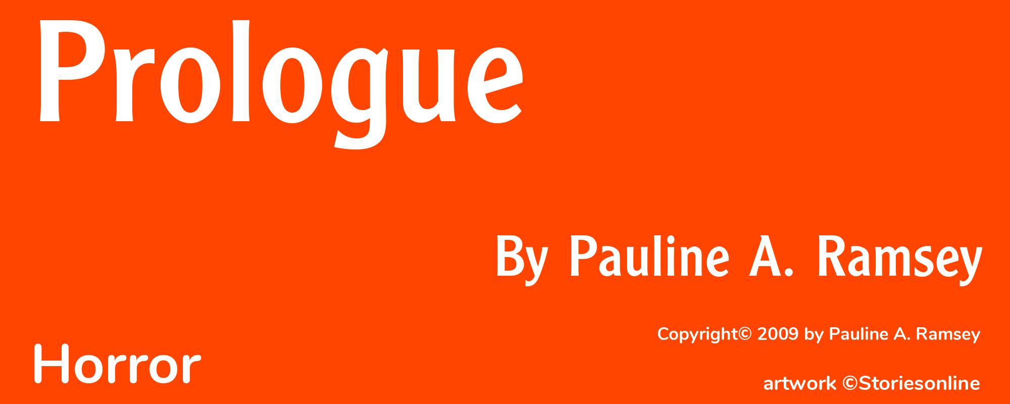 Prologue - Cover