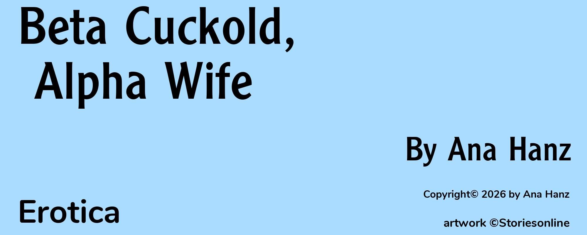 Beta Cuckold, Alpha Wife  - Cover