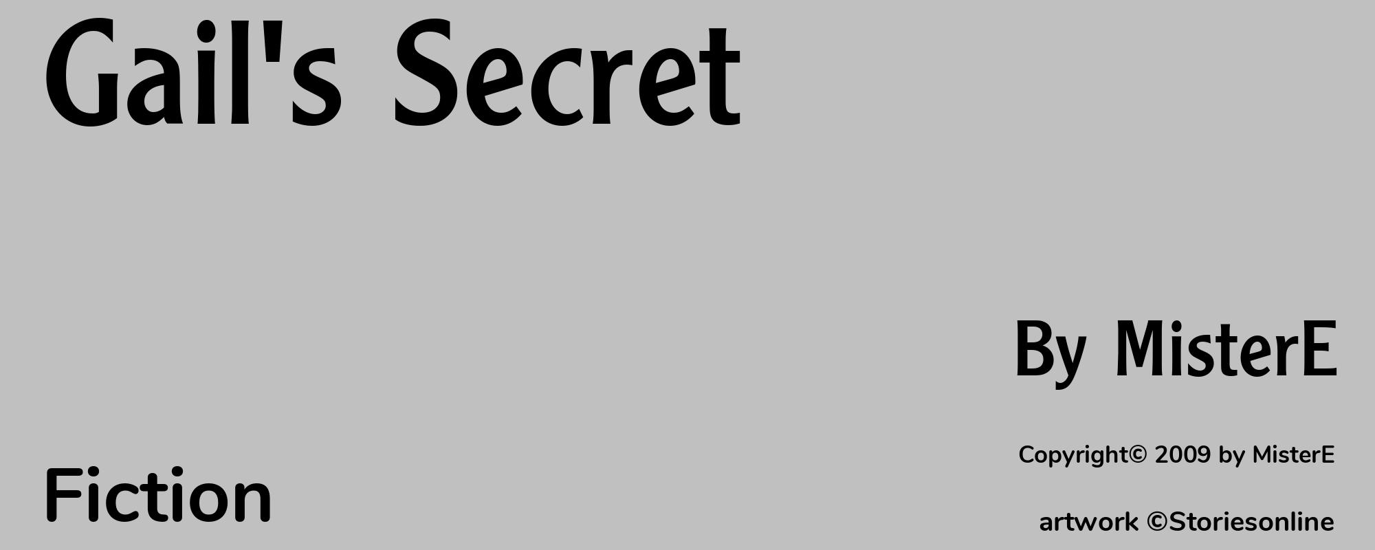 Gail's Secret - Cover