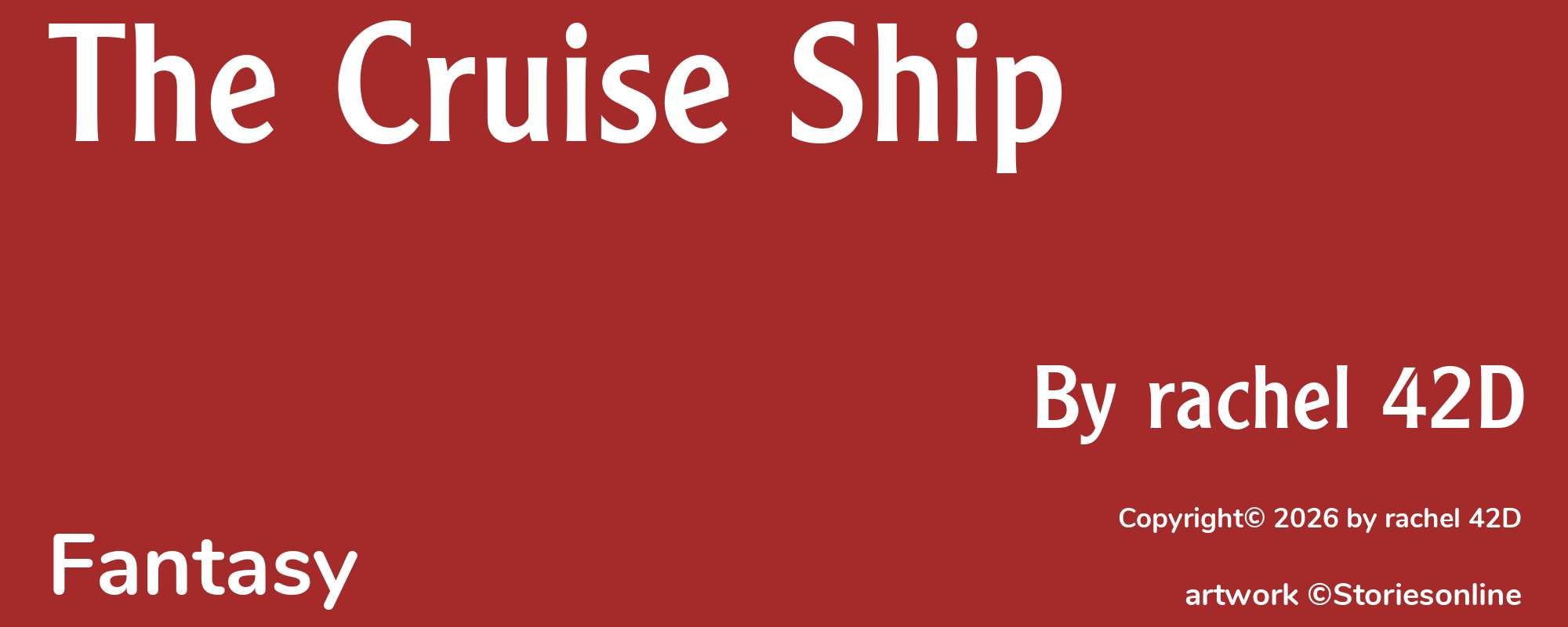 The Cruise Ship - Cover