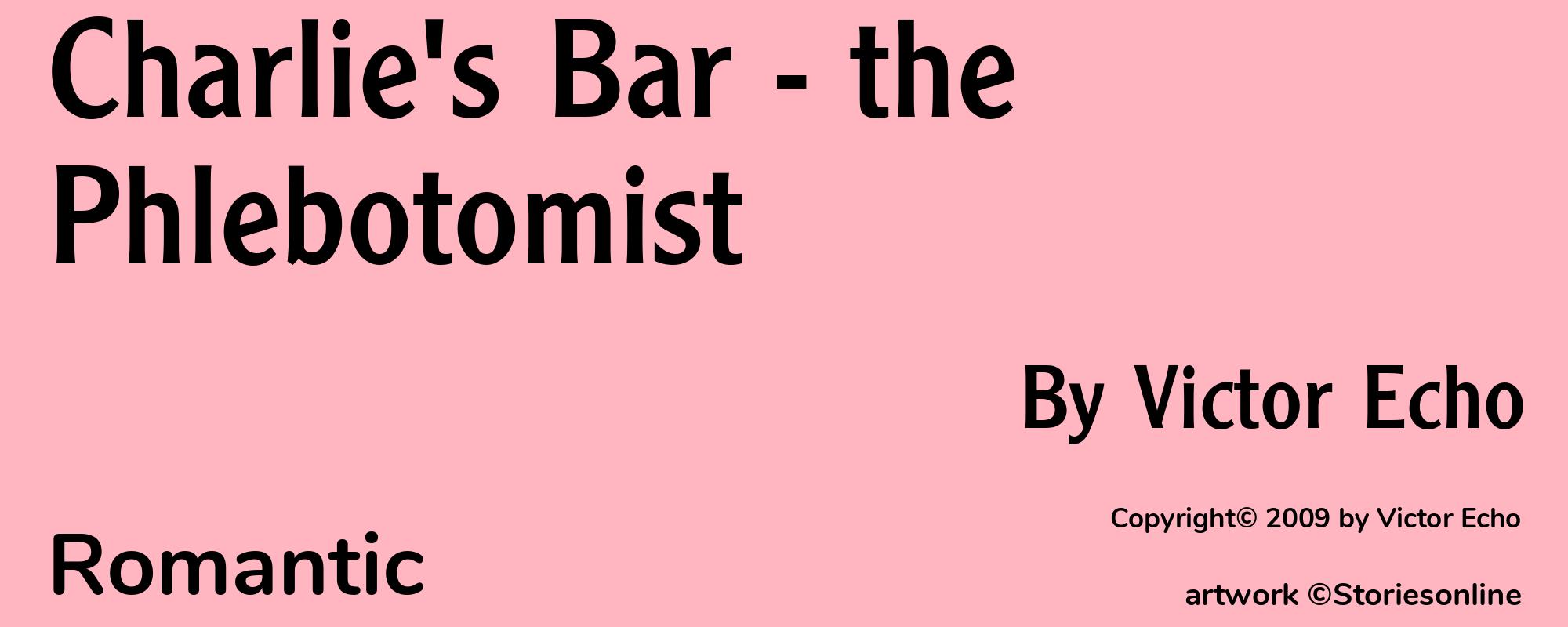 Charlie's Bar - the Phlebotomist - Cover