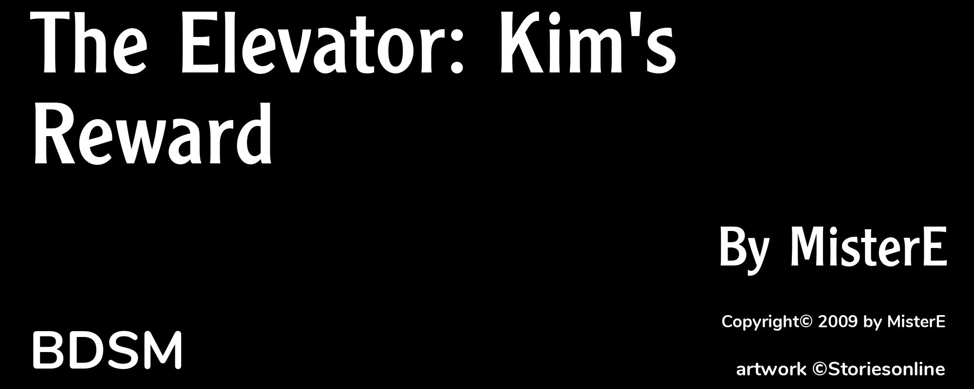 The Elevator: Kim's Reward - Cover