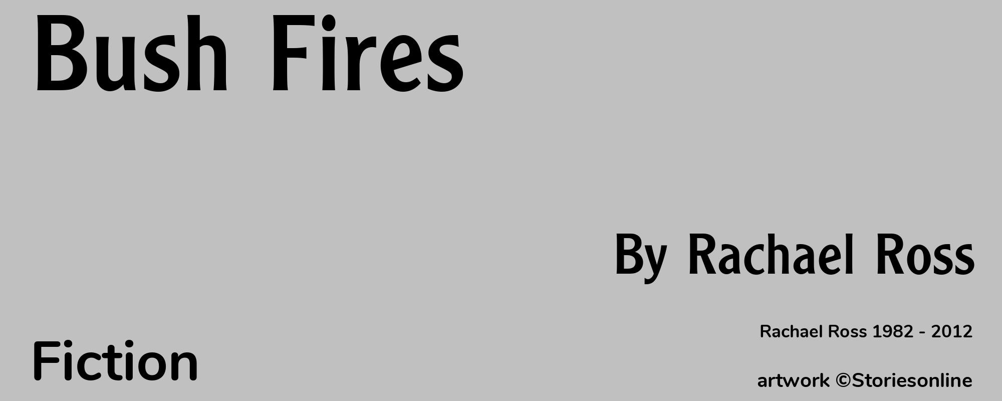 Bush Fires - Cover