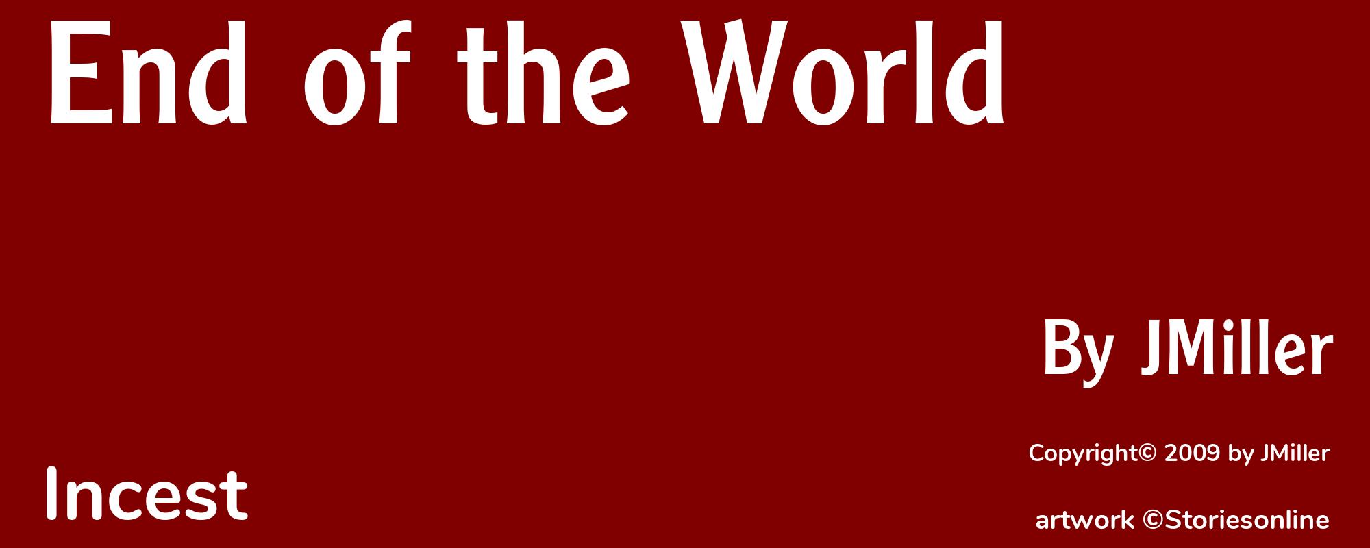 End of the World - Cover