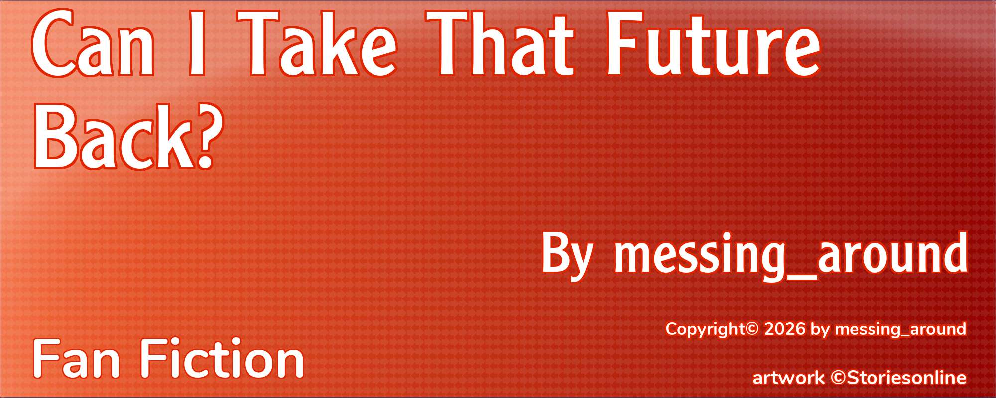 Can I Take That Future Back? - Cover