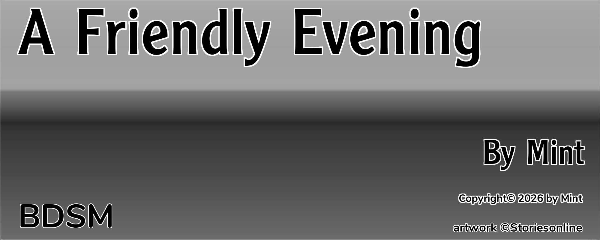 A Friendly Evening - Cover