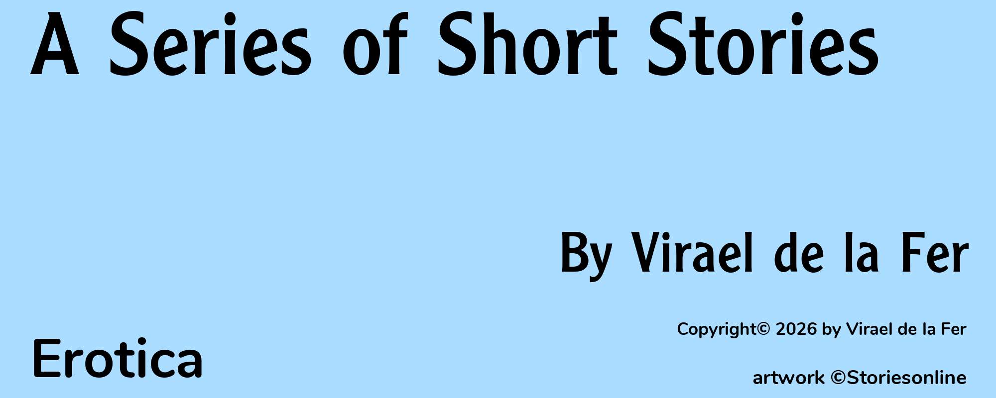 A Series of Short Stories - Cover