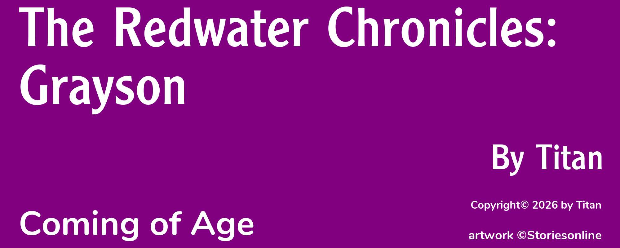 The Redwater Chronicles: Grayson - Cover