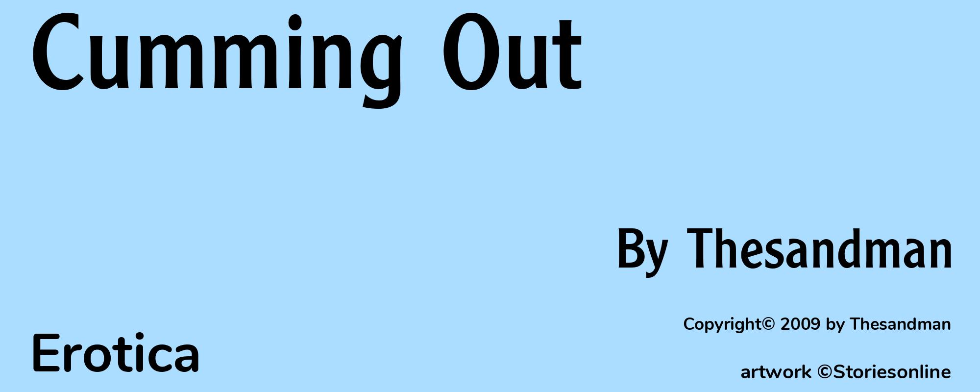 Cumming Out - Cover