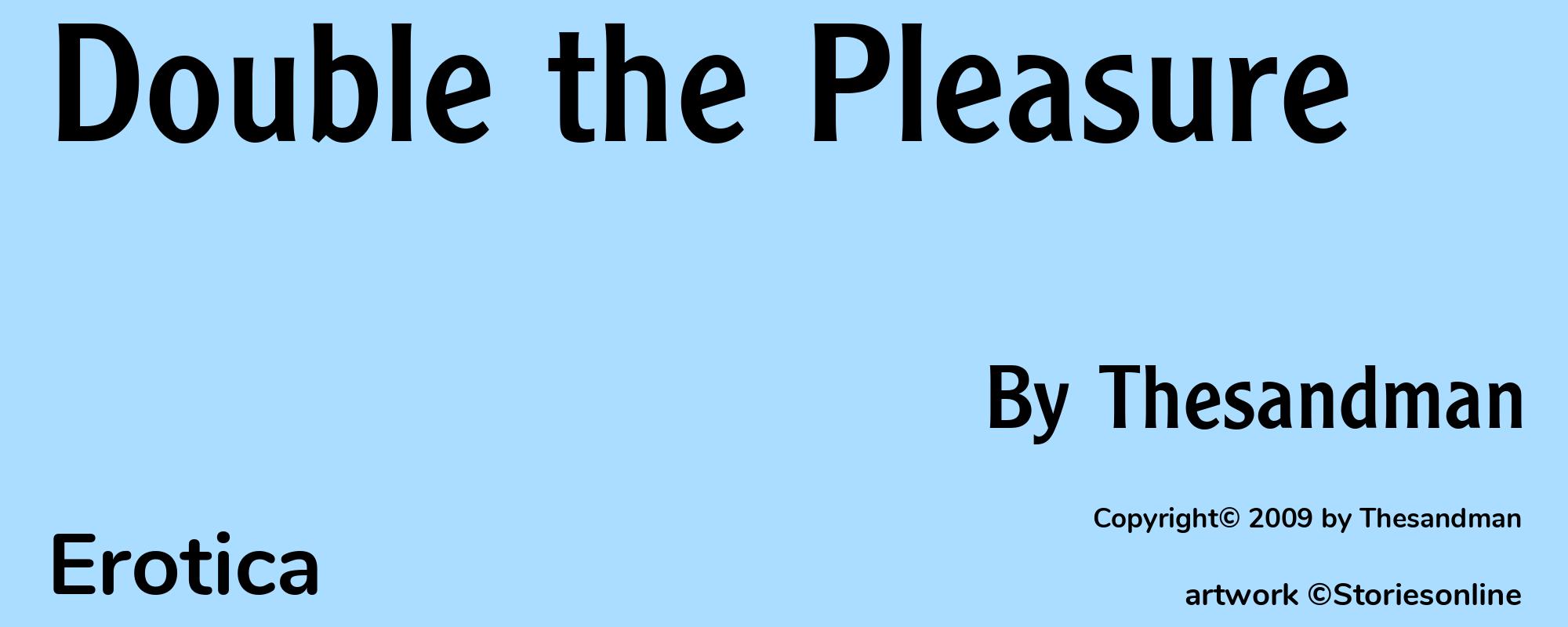 Double the Pleasure - Cover