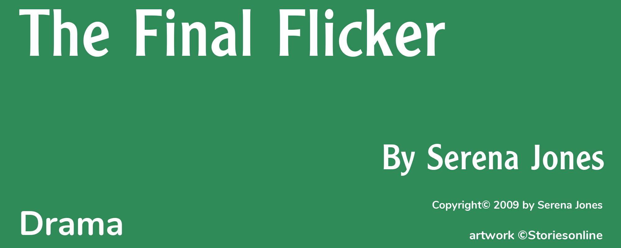 The Final Flicker - Cover