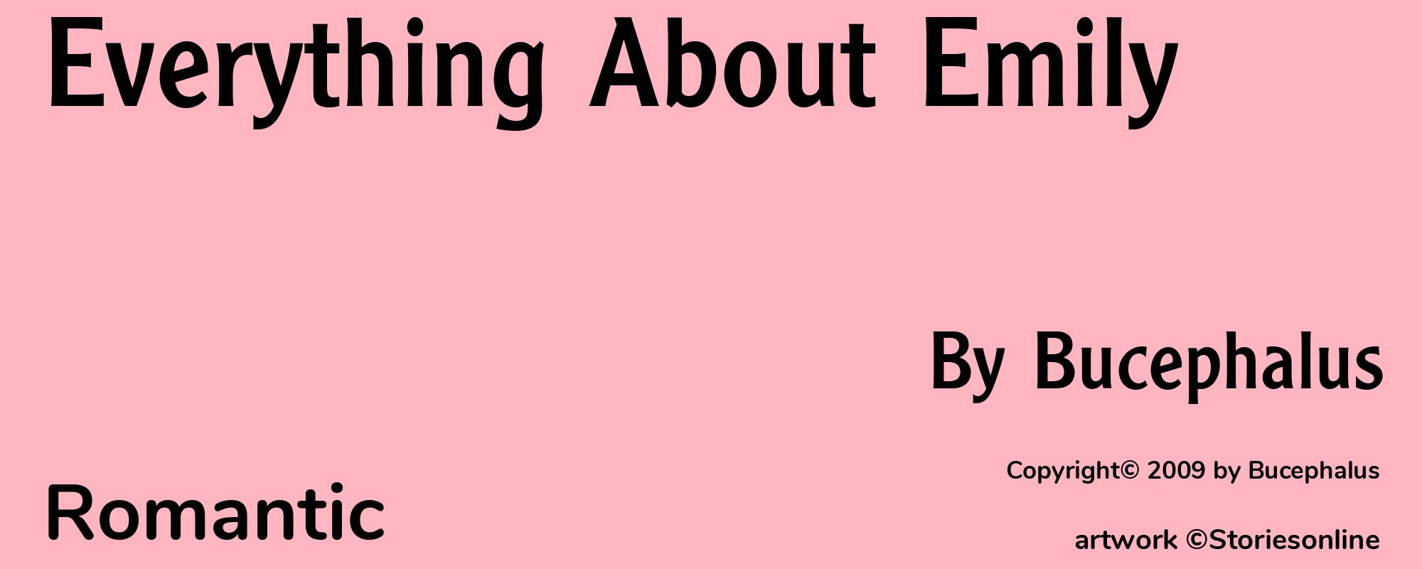 Everything About Emily - Cover