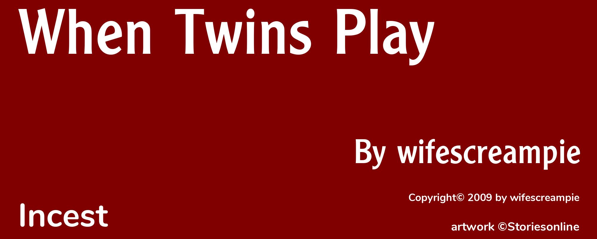 When Twins Play - Cover