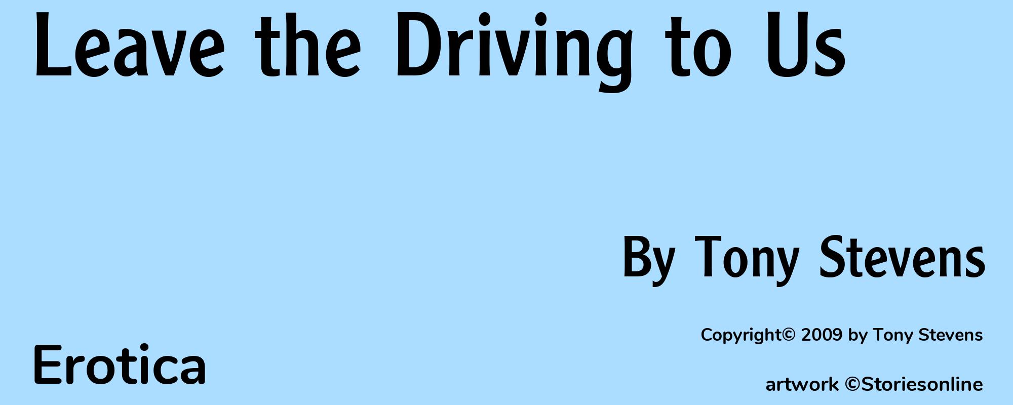 Leave the Driving to Us - Cover