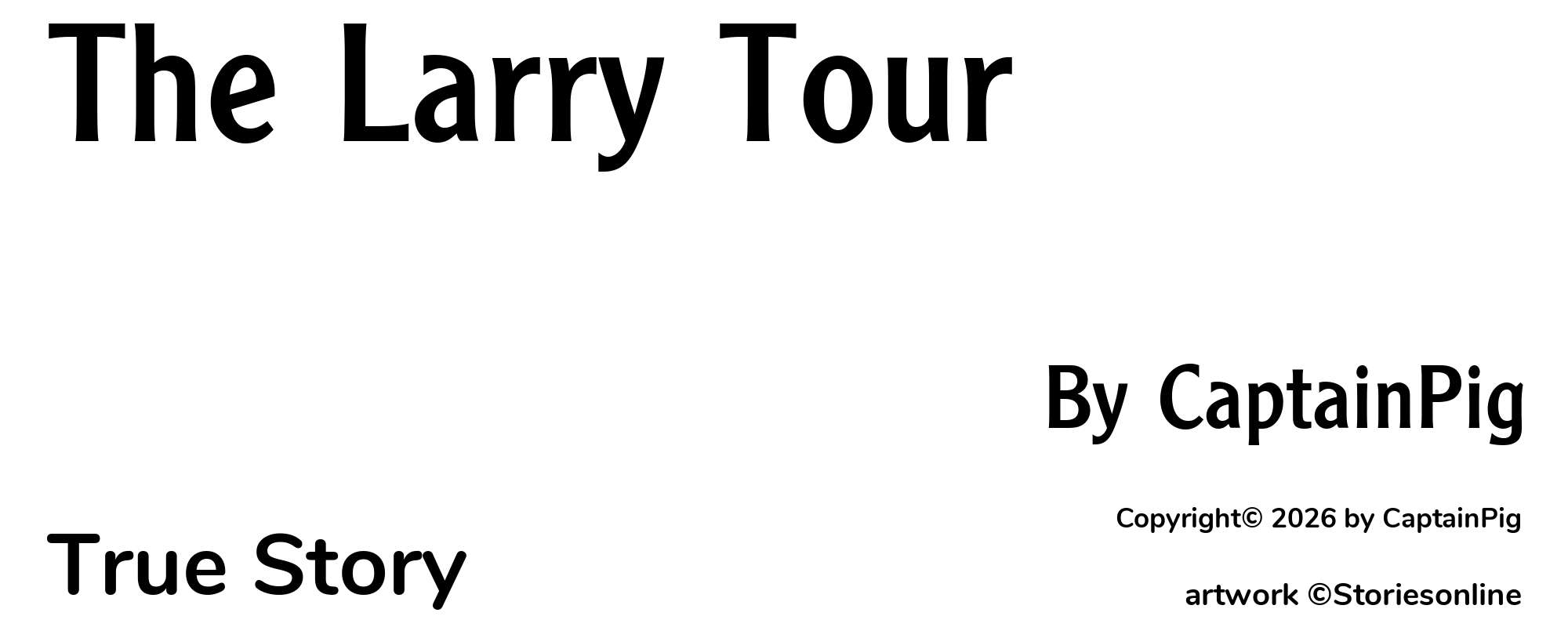 The Larry Tour - Cover