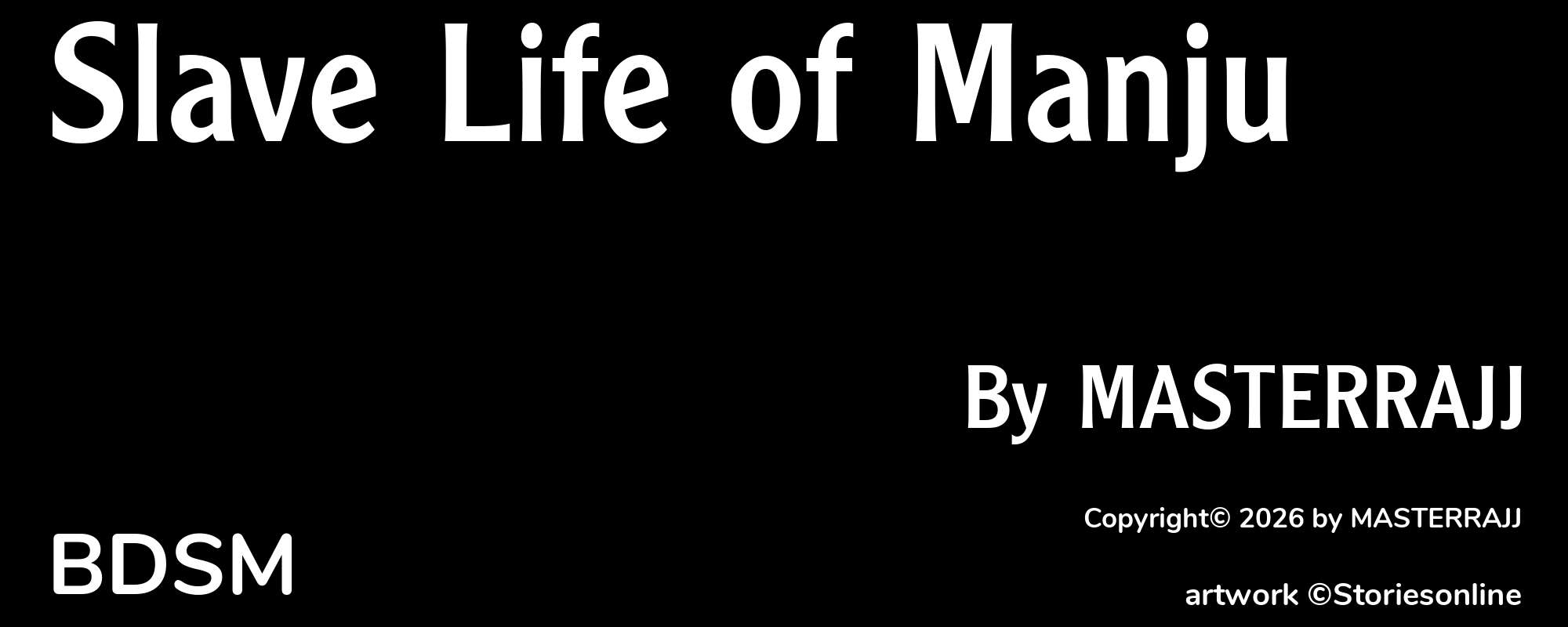 Slave Life of Manju - Cover