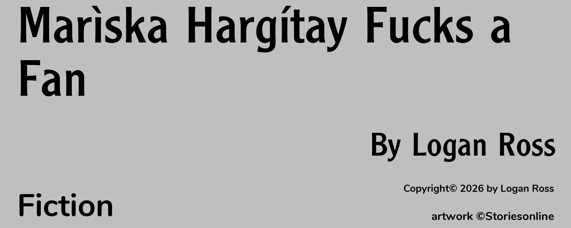 Marìska Hargítay Fucks a Fan - Cover