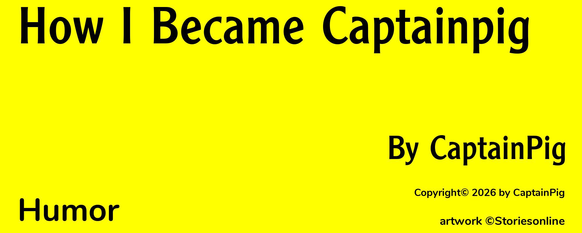 How I Became Captainpig - Cover