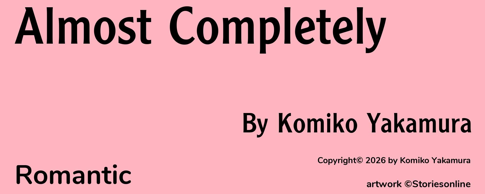 Almost Completely - Cover
