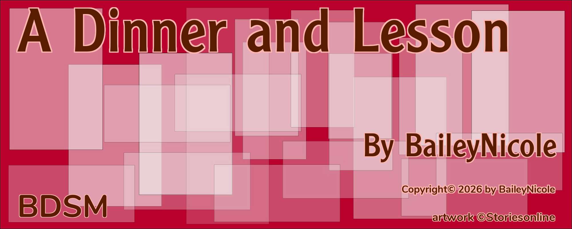 A Dinner and Lesson - Cover