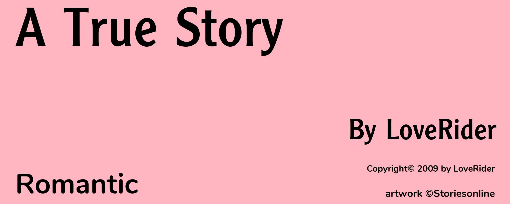 A True Story - Cover