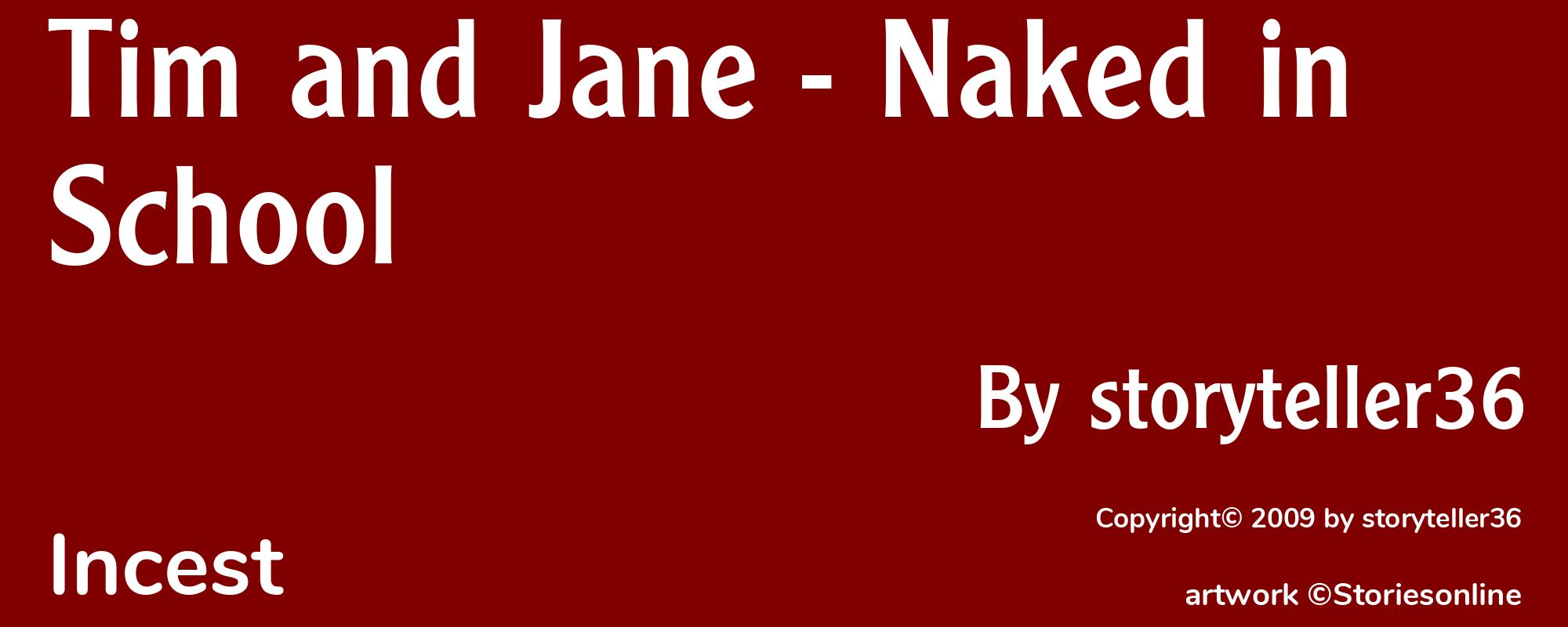 Tim and Jane - Naked in School - Cover