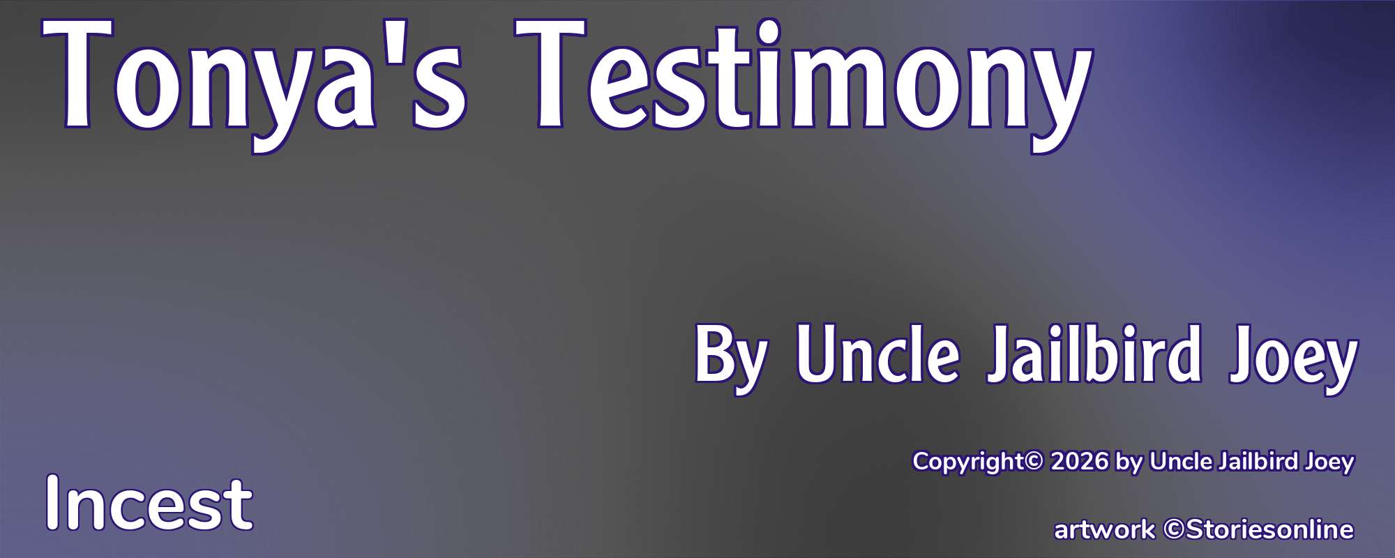 Tonya's Testimony - Cover