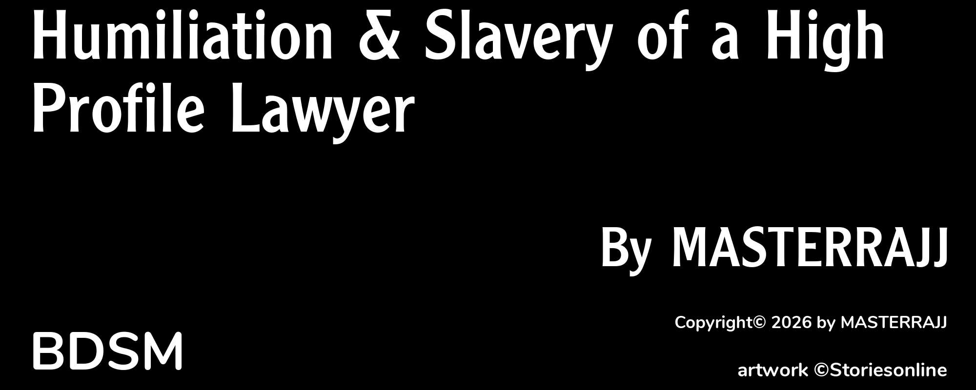 Humiliation & Slavery of a High Profile Lawyer - Cover