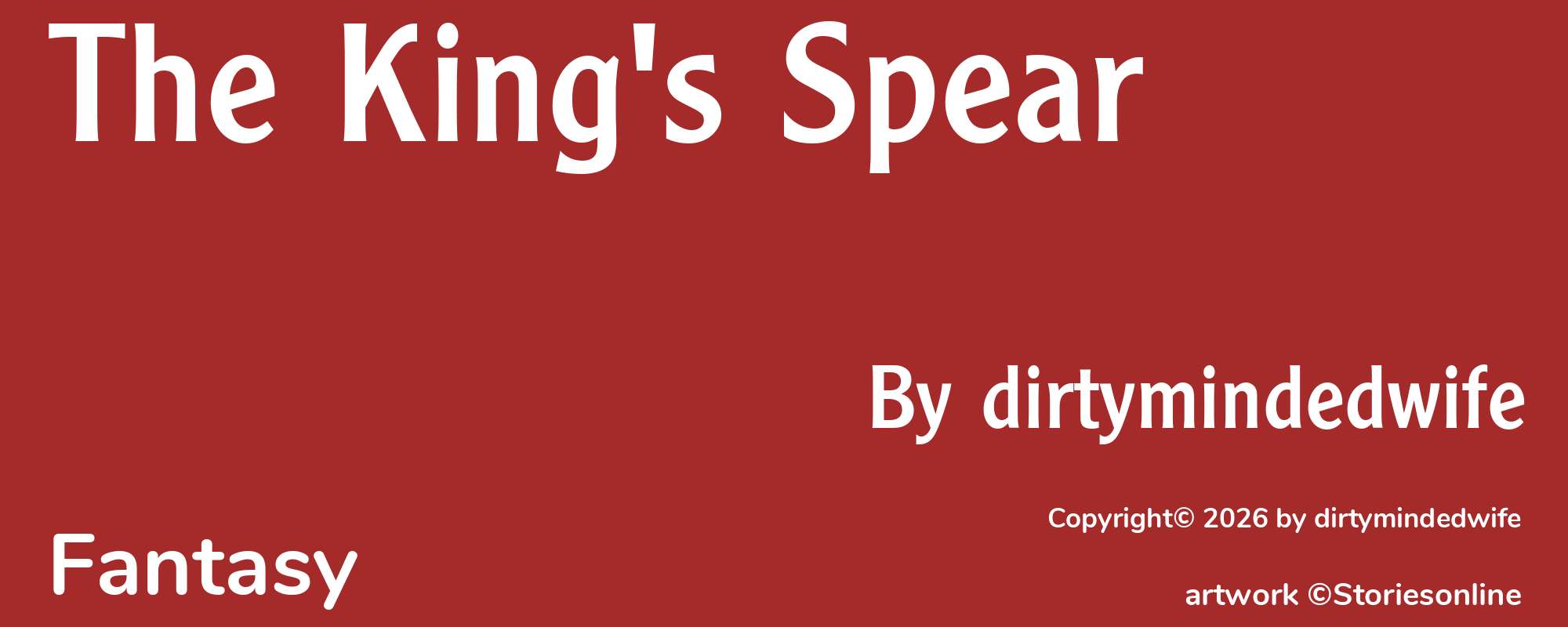 The King's Spear - Cover