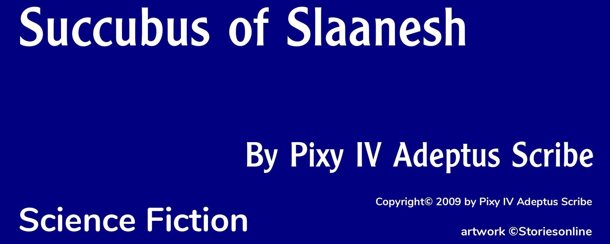 Succubus of Slaanesh - Cover