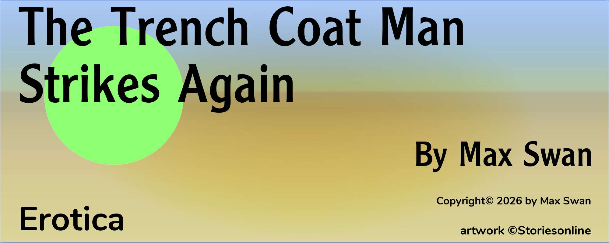 The Trench Coat Man Strikes Again - Cover