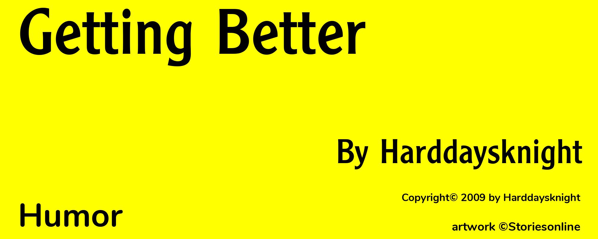 Getting Better - Cover