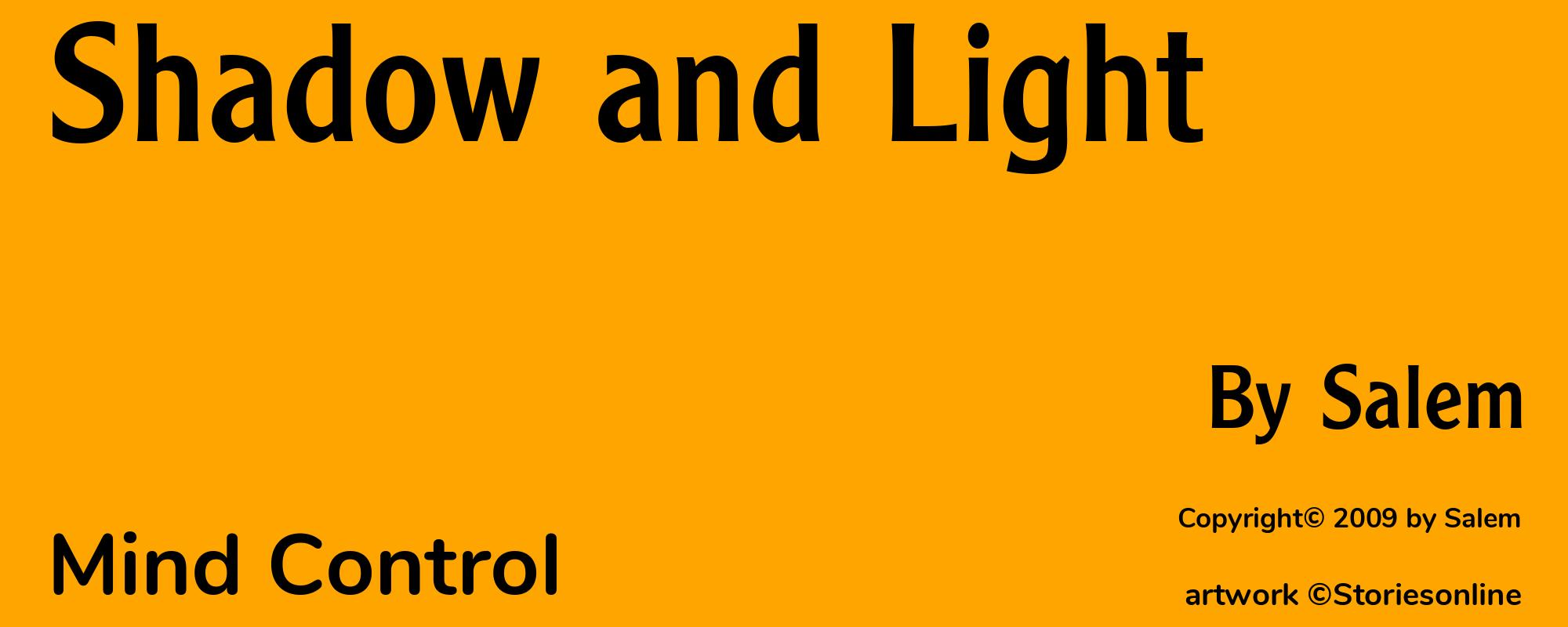 Shadow and Light - Cover