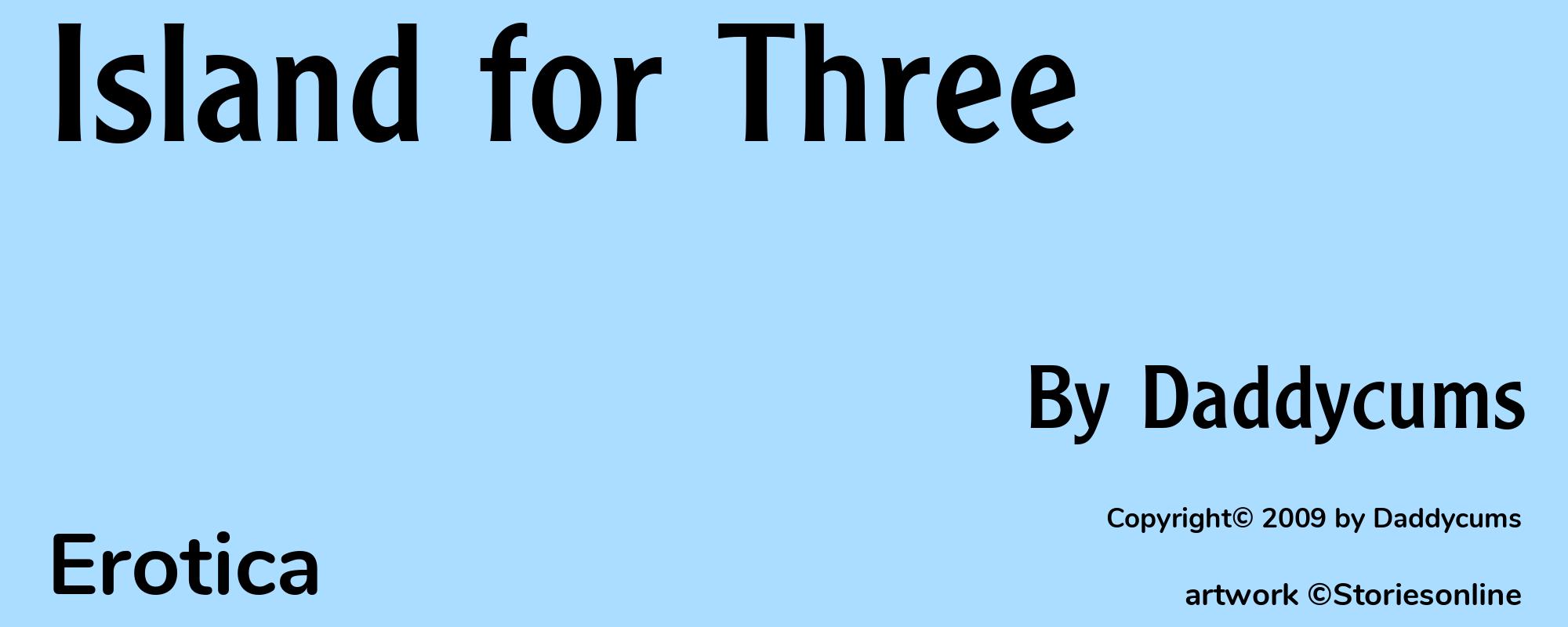 Island for Three - Cover