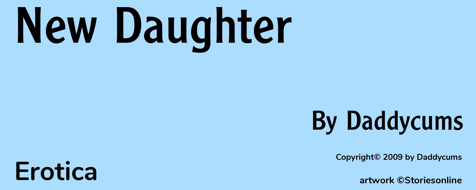 New Daughter - Cover