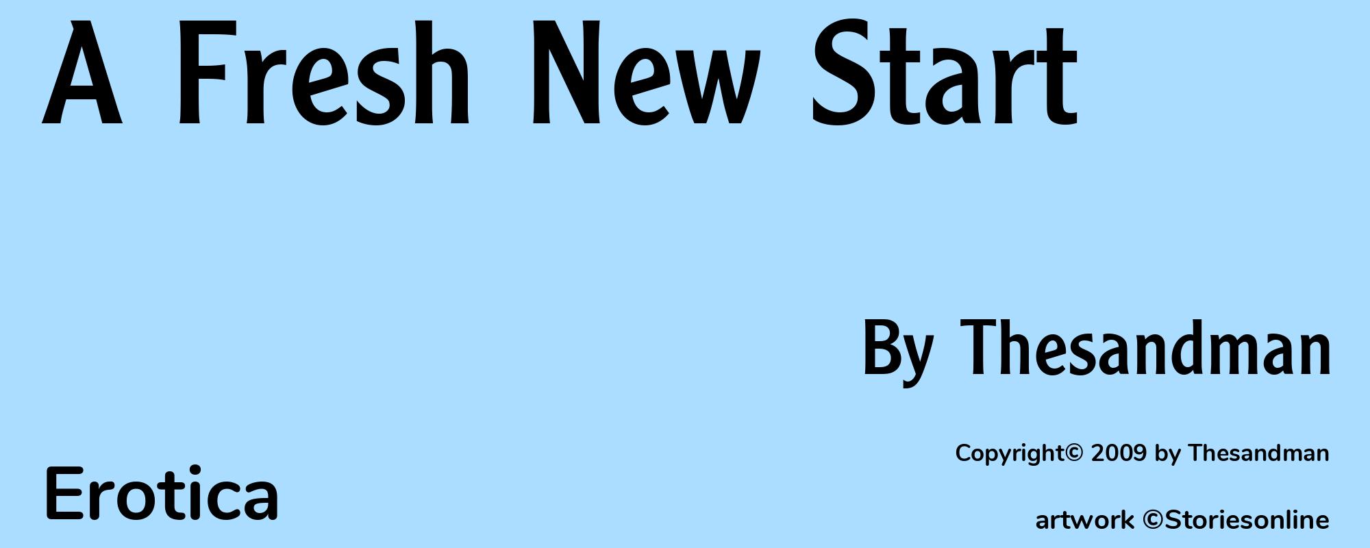 A Fresh New Start - Cover