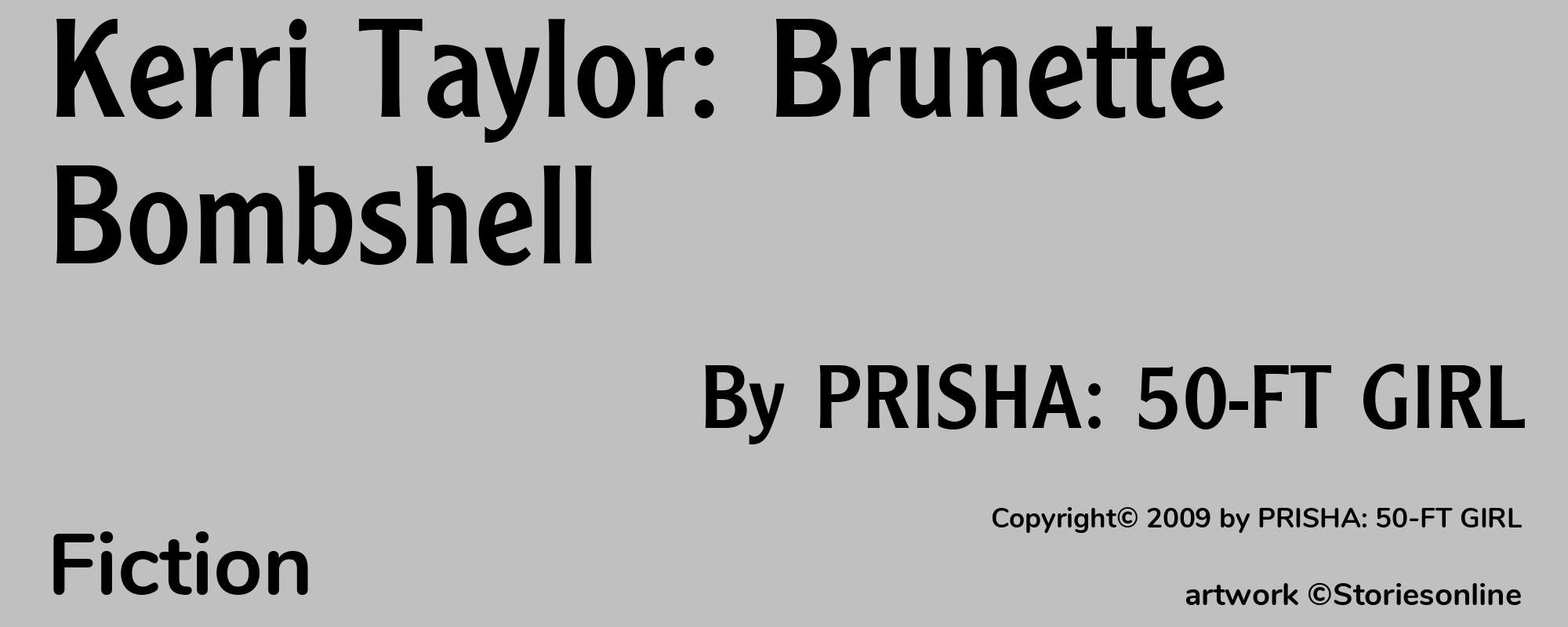 Kerri Taylor: Brunette Bombshell - Cover