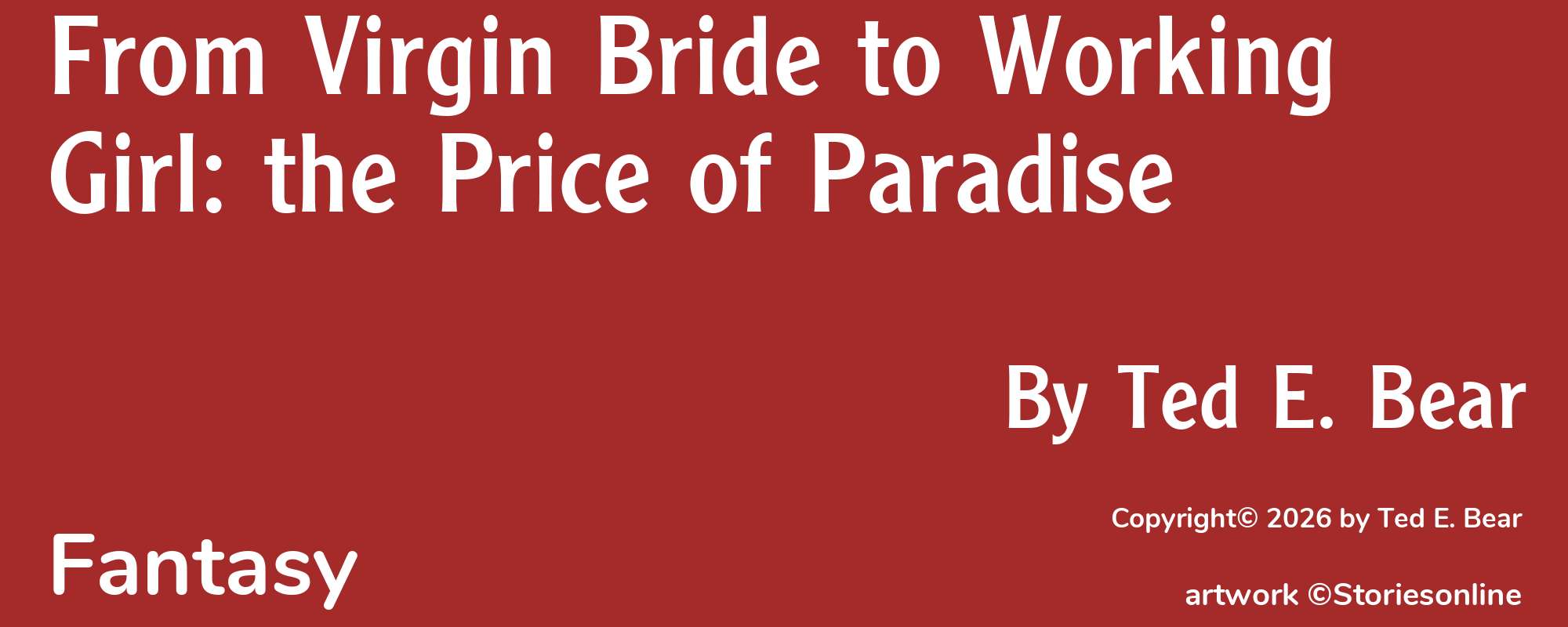 From Virgin Bride to Working Girl: the Price of Paradise - Cover