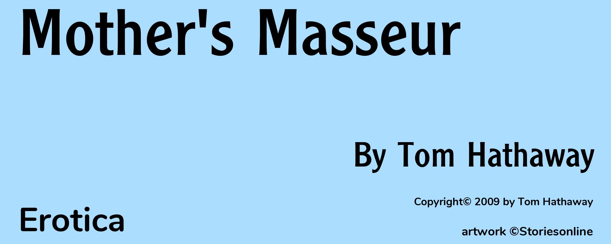 Mother's Masseur - Cover