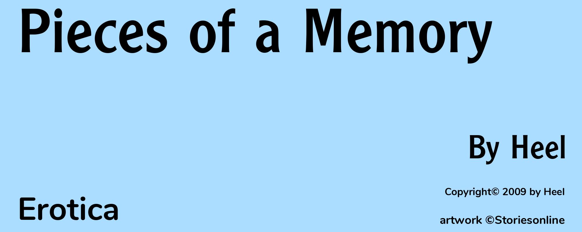 Pieces of a Memory - Cover
