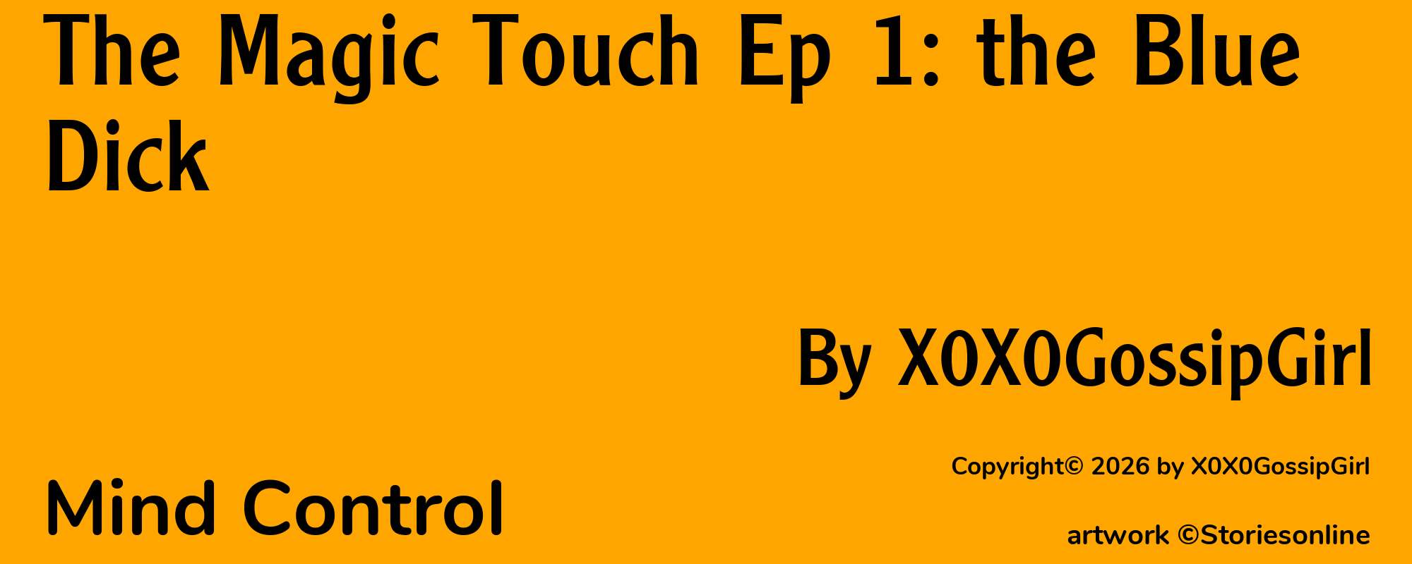 The Magic Touch Ep 1: the Blue Dick - Cover