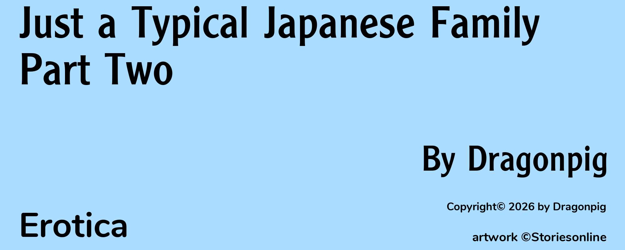 Just a Typical Japanese Family Part Two - Cover