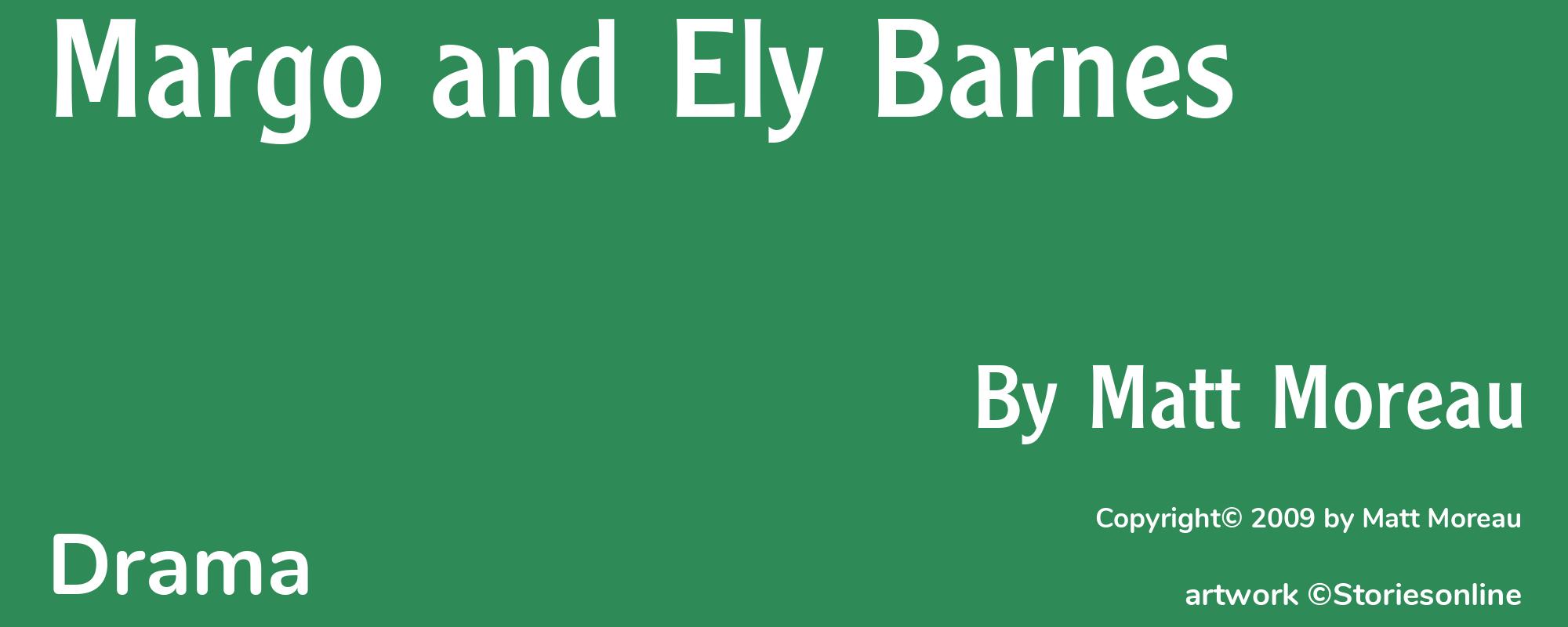 Margo and Ely Barnes - Cover