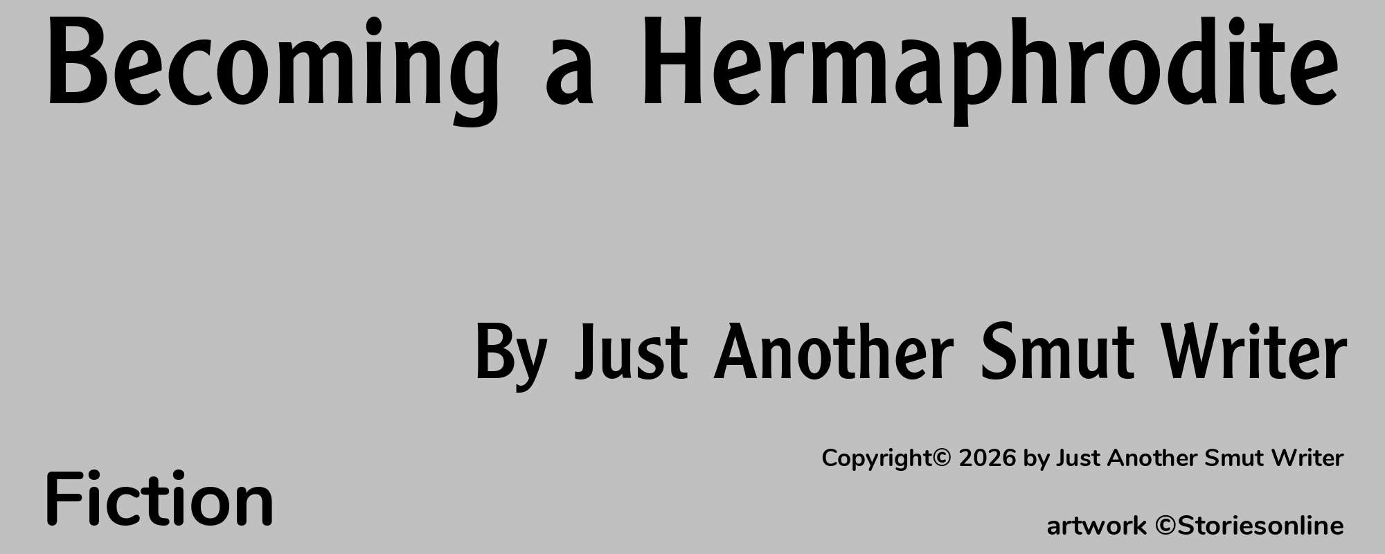 Becoming a Hermaphrodite - Cover