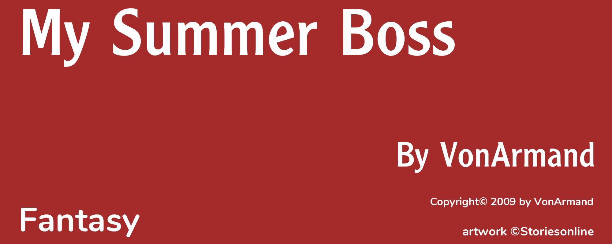 My Summer Boss - Cover