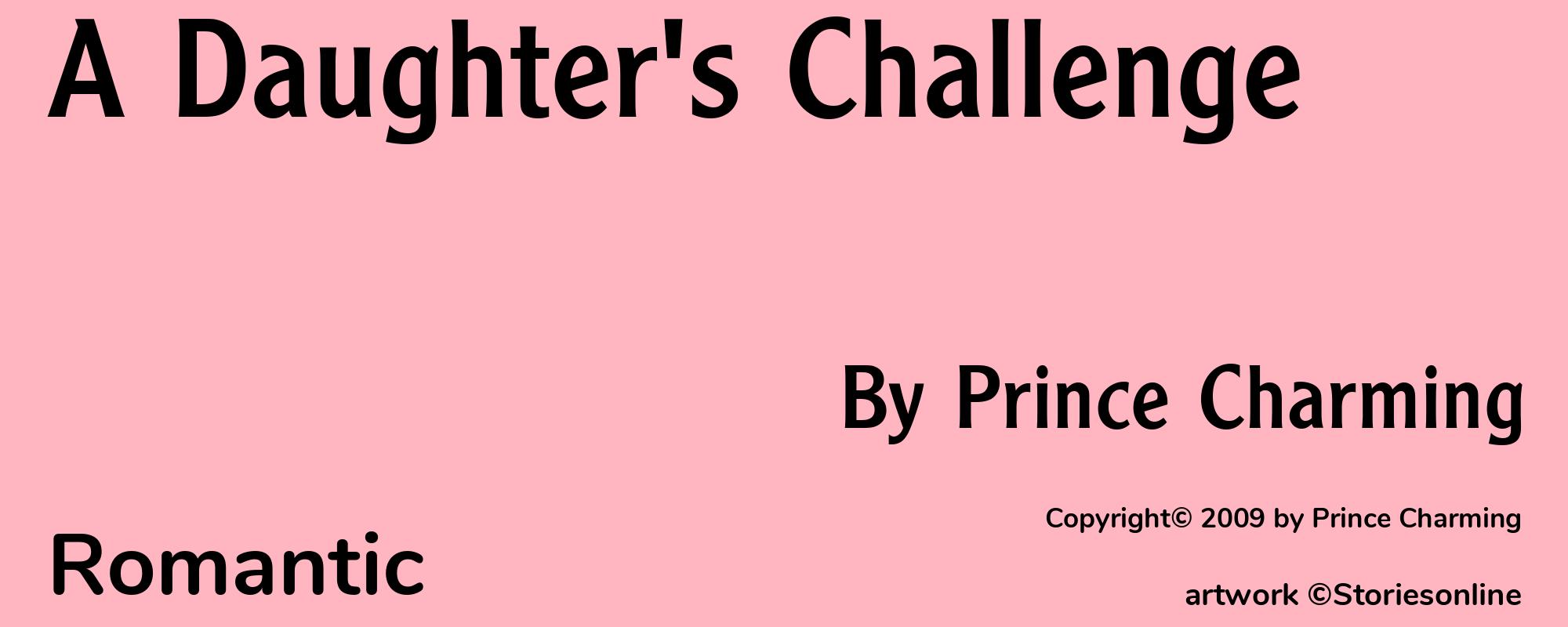 A Daughter's Challenge - Cover