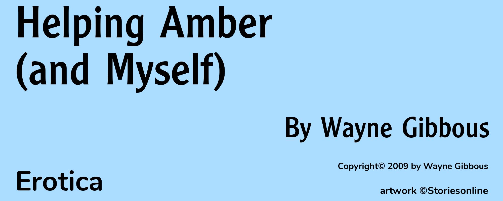 Helping Amber (and Myself) - Cover