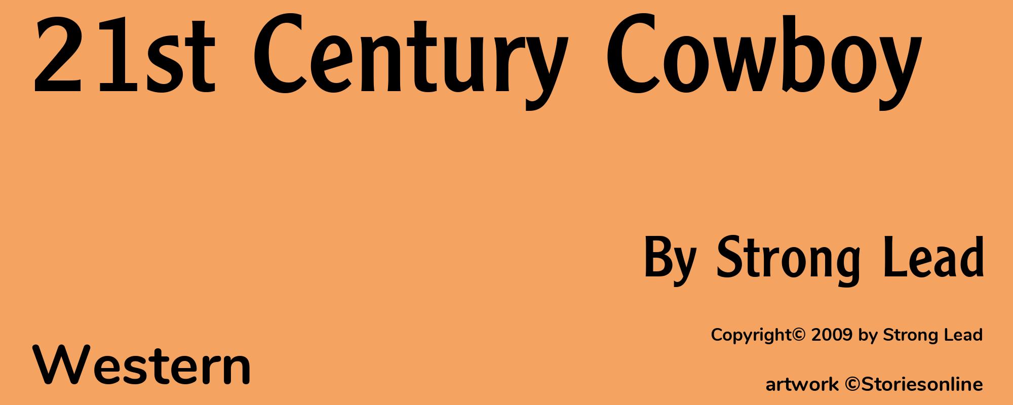 21st Century Cowboy - Cover