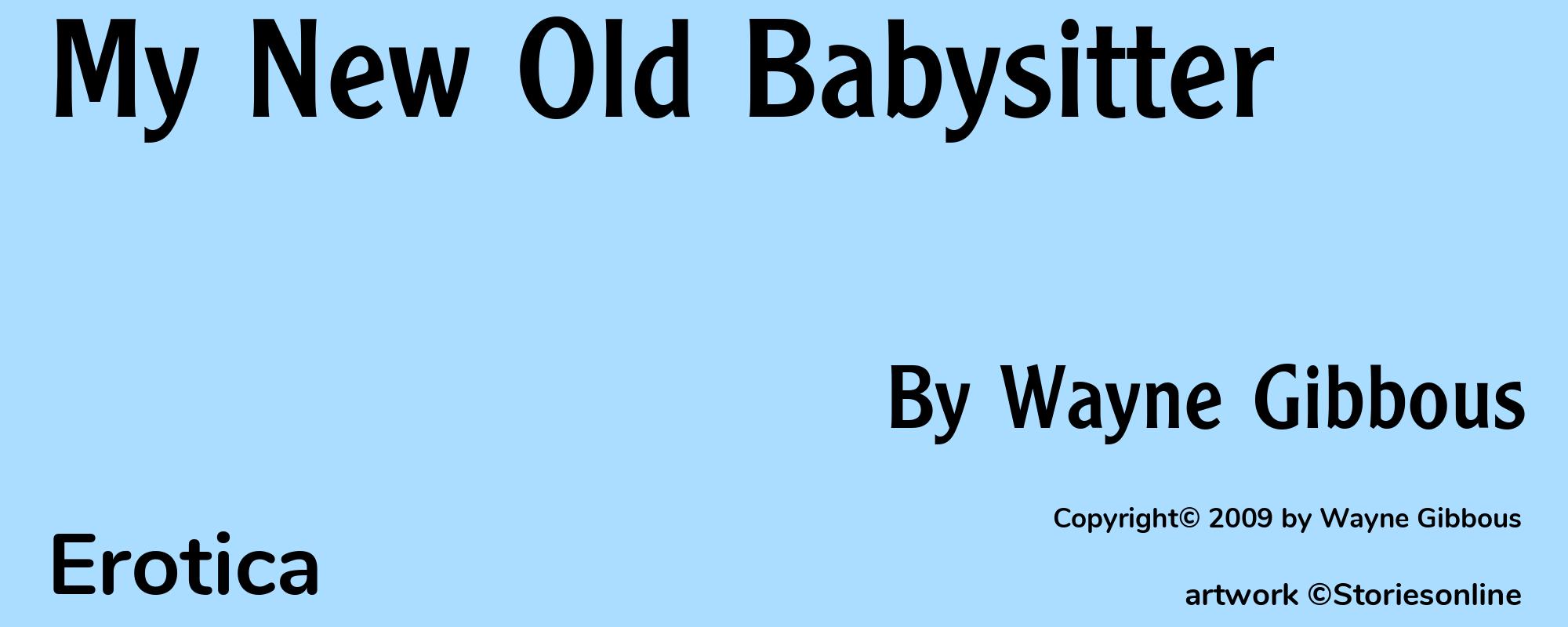 My New Old Babysitter - Cover